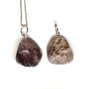 Cacoxénite - Pendentif pierre roulée (Lot de 10 pièces)