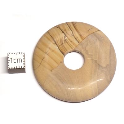 Jaspe Paysage - Donut 5 cm Ø  (Lot de 5 pièces) 