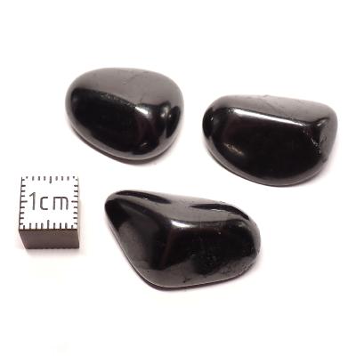 Shungite - pierre roulée petite (Lot de 500 grammes)