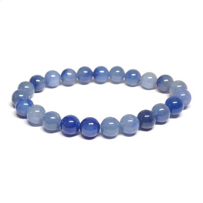 Aventurine Bleue - Bracelets Boules (Lot de 5 pièces)