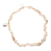 Citrine - Collier pierre roulé Qualité "B"