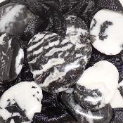 Jaspe Coquille avec cordon - pendentif pierre plate (Lot de 10 pièces) 