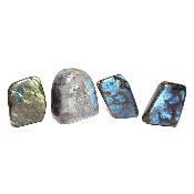 Labradorite "E" - Forme libre n°16 ( Lot de 4 pièces )