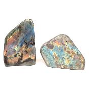 Labradorite "E" - Forme libre n°03 ( Lot de 2 pièces )