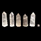 Cristal de roche - Pointe unique polie de Madagascar