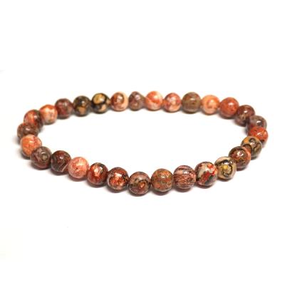 Jaspe Léopard - Bracelets Boules (Lot de 5 pièces)