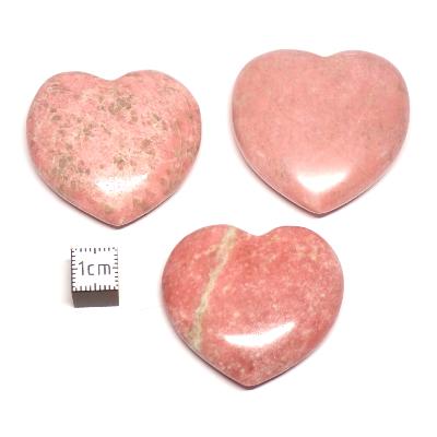 Thulite - Coeur (Lot de 5 pièces)  