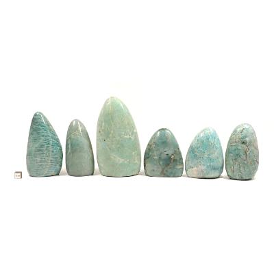 Amazonite - Forme libre n°02 ( Lot de 6 pièces ) 