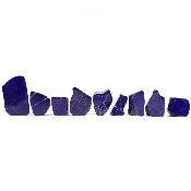 Lapis Lazuli - Forme libre n°06 ( Lot de 9 pièces ) 