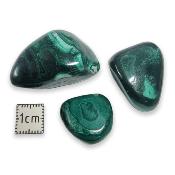 Malachite - pierre roulée Petite taille (Lot de 250 grammes)