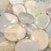 Pierre de Lune beige - mini pierre plate 