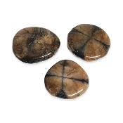 Chiastolite - mini pierres plates