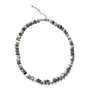 Agate Mousse - Collier Boule 6 mm