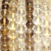 Citrine - Bracelet Boule 8 mm Qualité B (Lot de 5 pièces)
