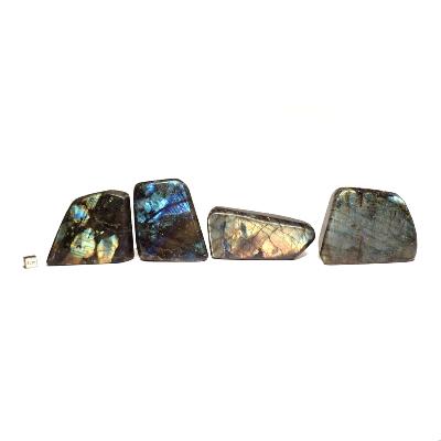 Labradorite "E" - Forme libre n°19 ( Lot de 4 pièces )