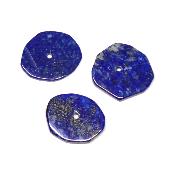 Lapis Lazuli - plaque percée (Lot de 25 pièces)