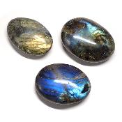 Labradorite - galet petite taille par 2 Kg (Lot de 32 pièces ENVIRON)  