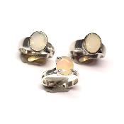 Opale d'Ethiopie Bague Réglable en Argent 2875 (Lot de 3 pièce)