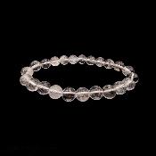 Cristal de Roche - Bracelet Boule 8 mm Qualité A (Lot de 5 pièces)