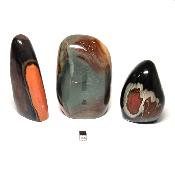 Jaspe Polychrome - Forme libre n°07 ( Lot de 3 pièces )