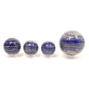 Lapis Lazuli - Sphère n°06 ( Lot de 4 pièces ) 