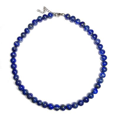 Lapis Lazuli - Collier Boule 6 mm Qualité E