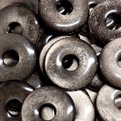 Obsidienne Argentée - Donut 3 cm Ø (Lot de 10 pièces)  