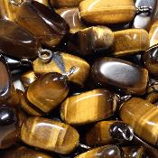 Oeil de Tigre - Pendentif pierre roulée