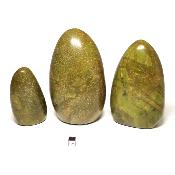 Opale Verte - Forme libre n°13 (Lot de 3 pièces)