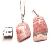 Rhodochrosite - Pendentif pierre roulée (Lot de 10 pièces) 