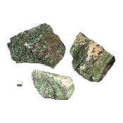 Rubis sur Zoisite - pierre brute