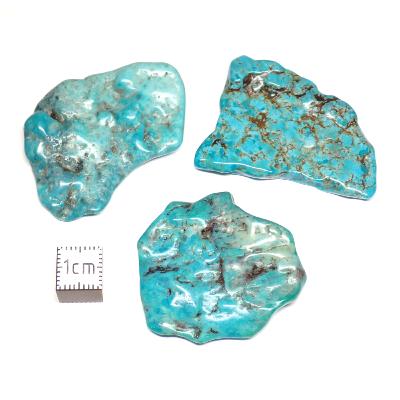 Turquoise - plaque qualité E Moyenne taille (Lot de 50 grammes)