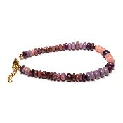 Sugilite "6" bracelet avec rhodochrosite (Lot de 1 pièce)