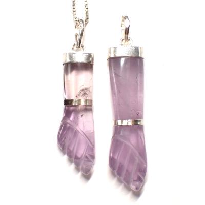 Pendentif Figa Brésilienne En Verre - Porte-Bonheur (État Neuf, Numéro 2090)