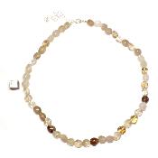 Citrine - Collier pierre roulé Qualité "A"
