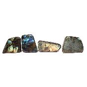 Labradorite "E" - Forme libre n°19 ( Lot de 4 pièces )