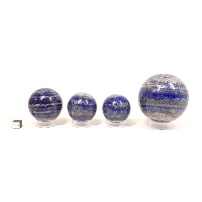 Lapis Lazuli - Sphère n°06 ( Lot de 4 pièces ) 