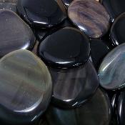 Obsidienne Oeil Celeste - mini pierre plate 