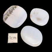 Opale Blanche - mini pierre plate 