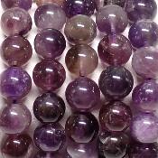 Améthyste - Bracelet Boule 6 mm (Lot de 5 pièces)