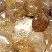 Citrine du Congo - pierre roulée Qualité E (Lot de 250 grammes