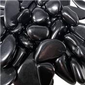 Shungite - pierre roulée petite (Lot de 500 grammes)