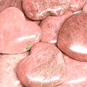 Thulite - Coeur (Lot de 5 pièces)  