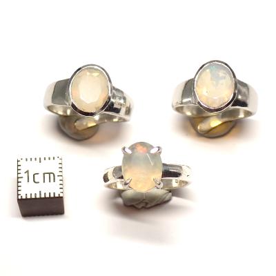 Opale d'Ethiopie Bague Réglable en Argent 2874 (Lot de 3 pièce)