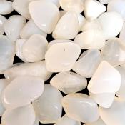 Agate Blanche - pierre roulée (Lot de 250 grammes)