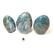 Apatite Bleue - Forme libre n°12 ( Lot de 3 pièces )