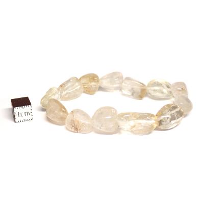 Citrine - Bracelet pierres roulées Qualité "B" (lot de 5 pièces)