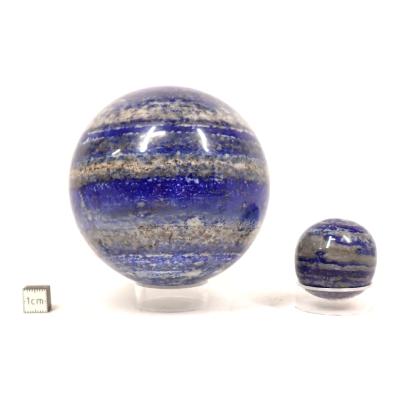 Lapis Lazuli - Sphère n°04 ( Lot de 2 pièces ) 