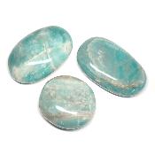 Amazonite - galet (Lot de 50 pièces ENVIRON) 