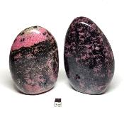 Rhodonite - Forme libre n°12 (Lot de 2 pièces)